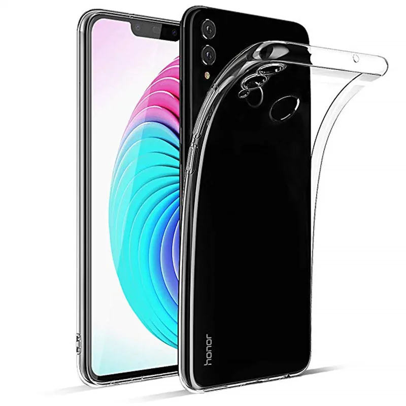 Мягкий прозрачный ТПУ силиконовый чехол для Huawei Honor 8X JSN-L21 JSN-L42 задняя крышка 6 5
