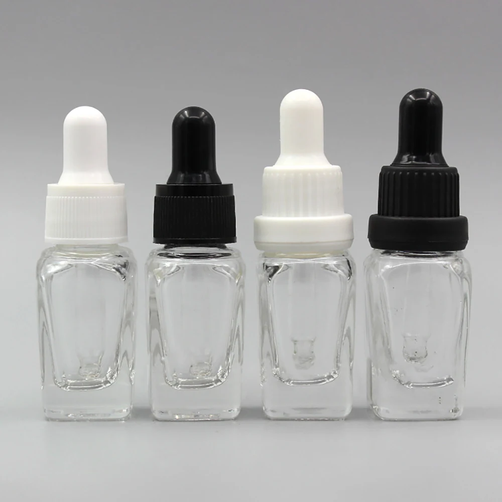 10ml glass bottle essential oil skincare cosmetic containers mini portable hair oil dropper bottles tool
