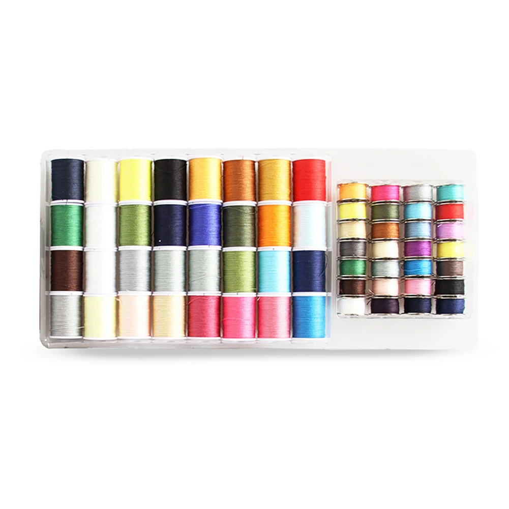 Pack Of 60 Home Solid Professional Embroidery Making Hand Craft DIY Stitching Universal Multipurpose Sewing Thread Kit Spools | Дом и сад