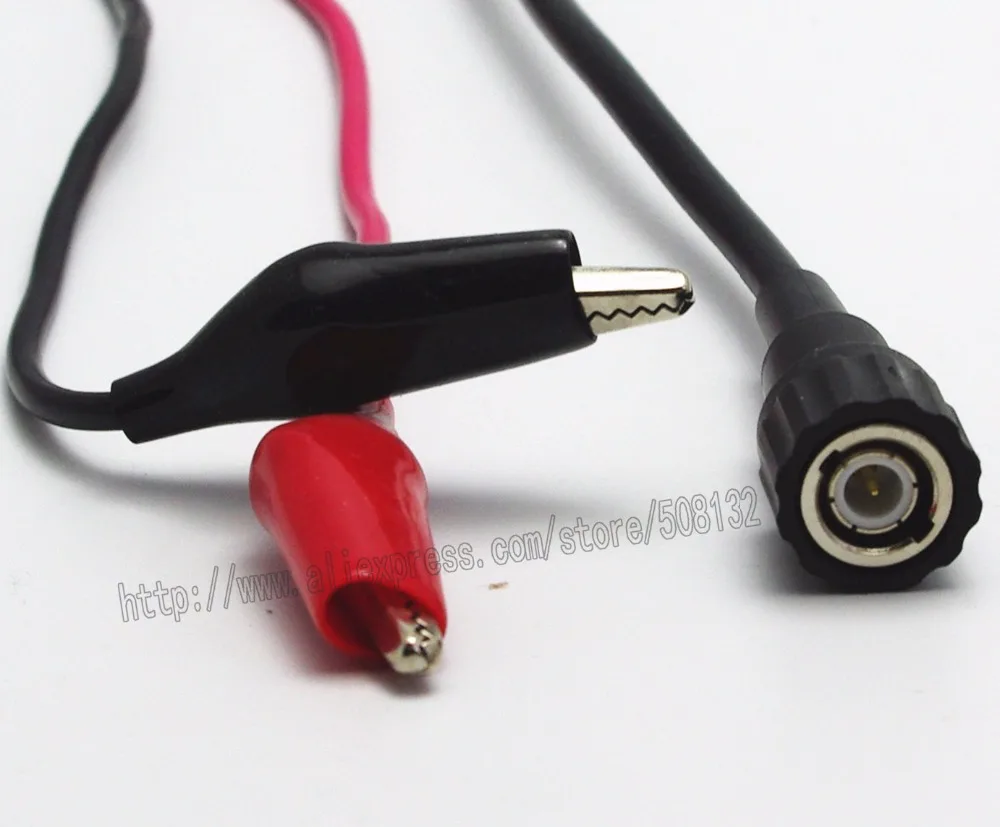 Силиконовая высокогибкая штепсельная вилка BNC и зажим типа крокодил с изоляцией