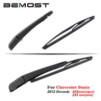 bemost auto car rear windshield windscreen wiper arm blades brushes for chevrolet sonic 265mm 2012 2013 2014 2015 2016 2017 2018