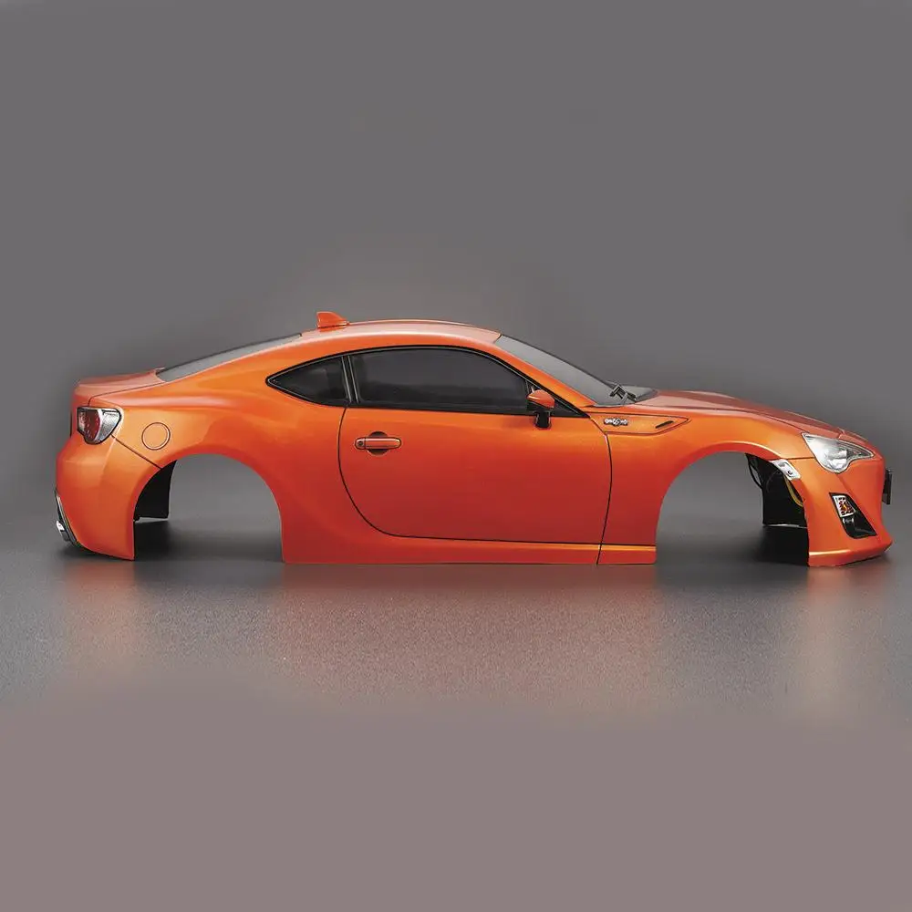 Killerbody 86 законченный RC автомобильный корпус металлически-оранжевый Печатный светильник ведра собранный для 1/10 электромобиля