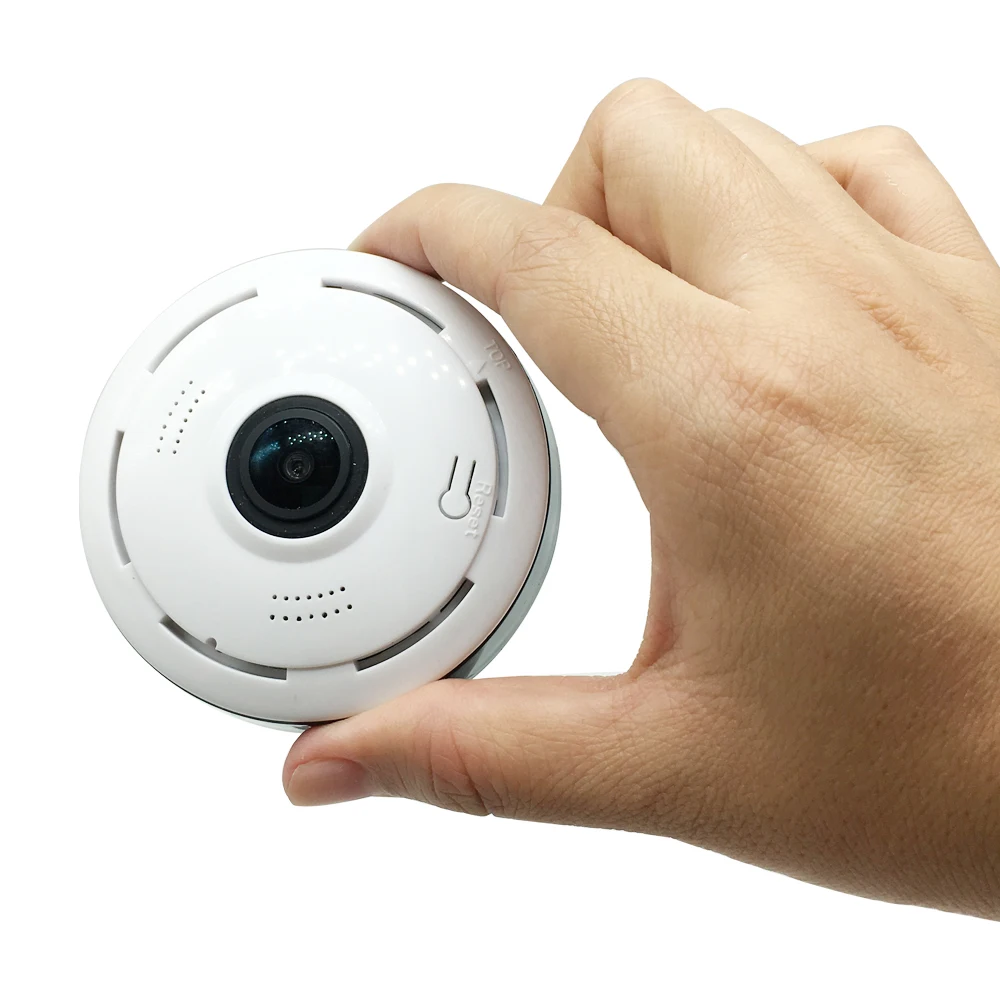Kruiqi панорамная 360 градусов 1080P IP камера WiFi видеонаблюдения сетевая с ИК ночным