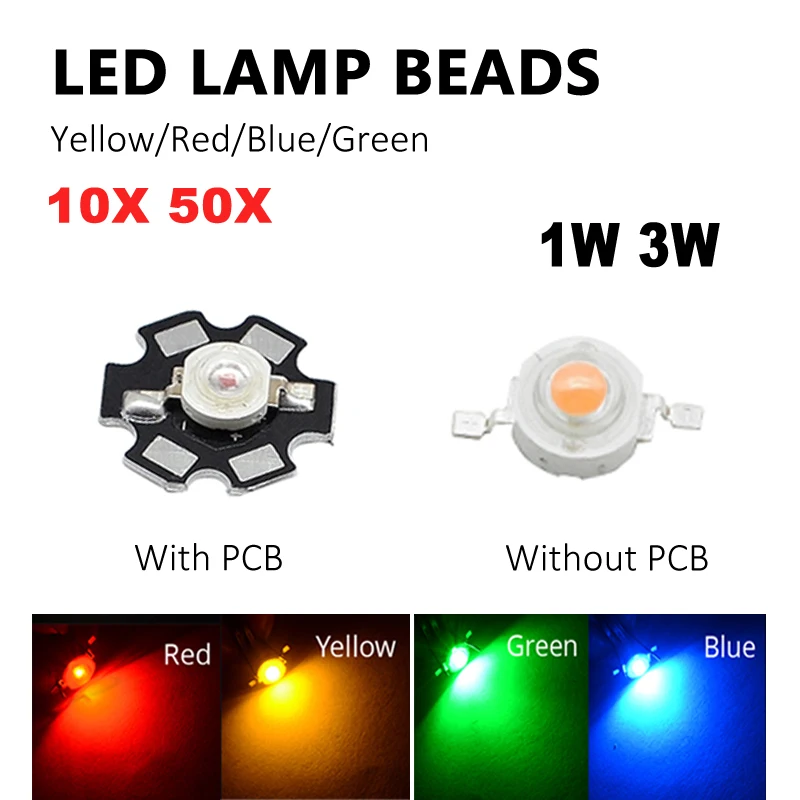10/50pcs SMD Лот лампа бисер оптом с кулоном в виде звезды PCB красного зеленого и синего
