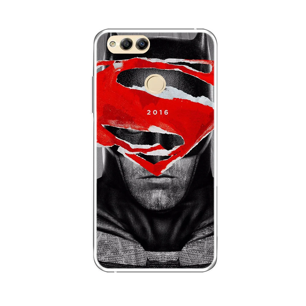 Cartoon for huawei honor 7a pro Y6 prime 2018 case silicone soft tpu avenger superman cool mobile phone back cover |