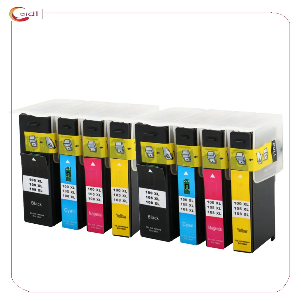 

8pack compatible Lexmark 100xl 105 ink cartridge for Lexmark S305 S308 S405 S408 S505 S508 S605 S608 Pro205 Pro705 Pro805 ink