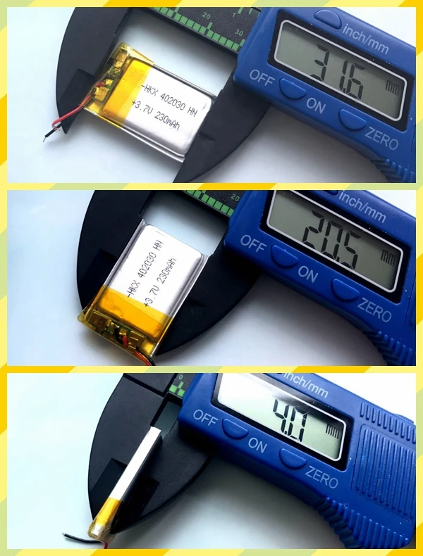 Полимерная литиевая батарея 3,7 V, 402030 042030 230mah может быть настроена оптом CE FCC ROHS MSDS сертификация качества