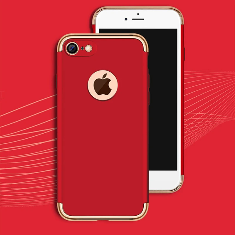 Kainuen я Роскошные копировать ETUI capinha Coque чехол Чехол для Apple iPhone 6 S Plus плюс по Жесткий