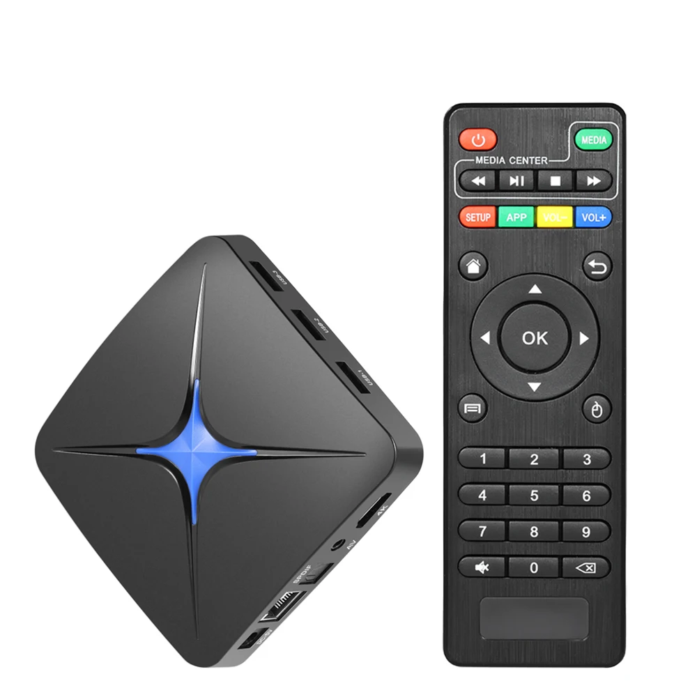 ТВ приставка T96N + Android 7 1 4GB32GB RK3328 Четырехъядерный 4K USB3.0 Miracast AirPlay двухдиапазонный