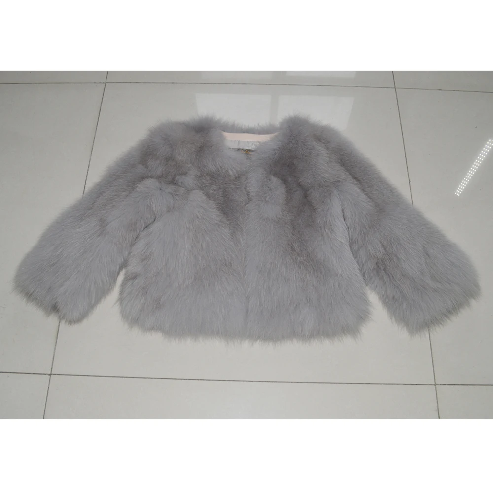 Новая модная женская шуба из натурального Лисьего меха Сезон весна Зима Тонкий