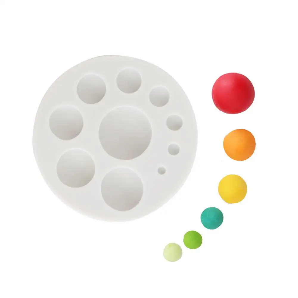 1 шт. круглая силиконовая форма для украшения торта инструменты шоколадных