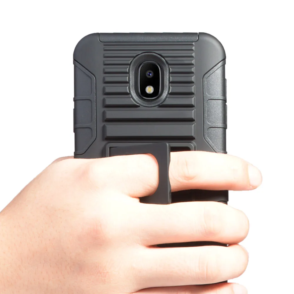 Magnetic Armor Case Ring Stand Belt Clip Holster Cover For Samsung Galaxy J3 2018/Achieve/Orbit/J3 V 3rd Gen/Aura/Eclipse 2/Star | Мобильные