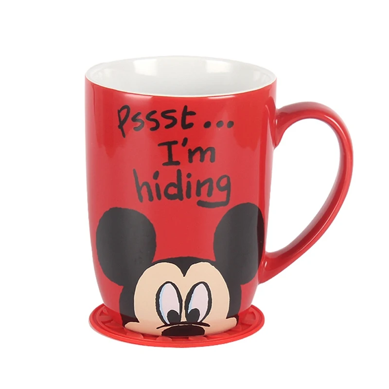 Mickey Cup 1 шт 500 мл Микки и Минни керамическая кофейная кружка с кошачьими ушками фигурка медведя молоко чашки Посуда для напитков день рождения подарки на Рождество - Цвет: Mickey Cup