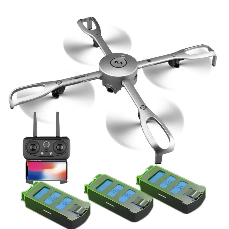 Drone with 3 battery Gps Follow складной Wi Fi FPV системы RC Drone 2,4 г 15 минут HD камера 1080P Surround Fly автоматический возврат приложение управление 300 м расстояние - Цвет: Drone with 3 battery
