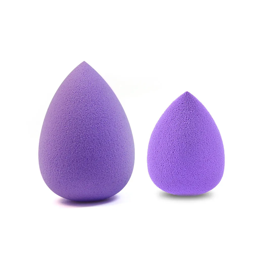 2 Purple Fulljion 1 шт., мягкая форма капли воды, макияж, косметическая пуховка, основа, спонж, пудра, гладкая красота, лицо, Чистый Макияж, инструмент, аксессуар - Цвет: 2 Purple