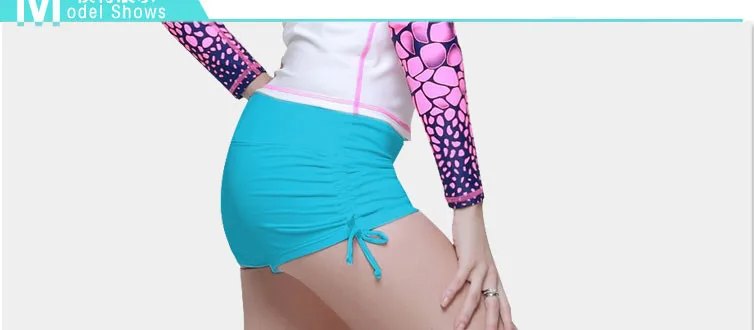 Летние пляжные шорты для серфинга Rashguard женские купальные брюки наивысшего качества с высокой талией для водного спорта для плавания Шорты