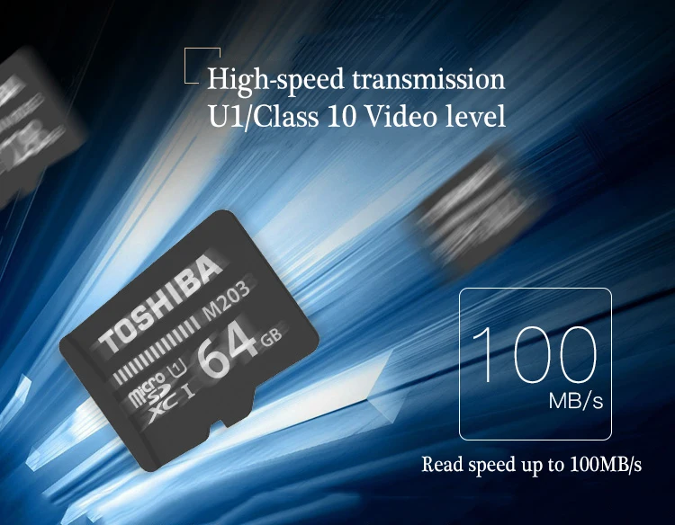 TOSHIBA M203 флэш-карта памяти 32 Гб 64 Гб 128 ГБ оперативной памяти, 16 Гб встроенной памяти SDHC/SDXC, Micro SD(макс. 100 МБ/с. карты памяти класса 10 UHS-I cartao de memoria