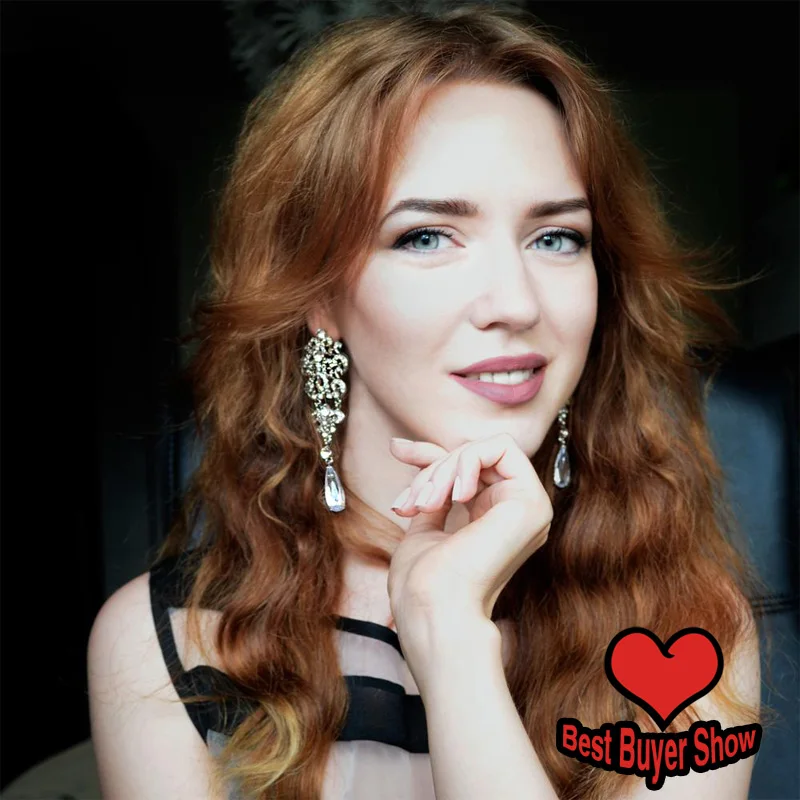 Большие роскошные свадебные серьги с кристаллами для невесты вечерние длинные