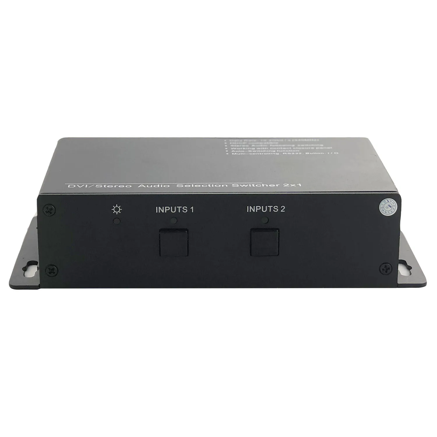 2-портовый dvi-переходник 2X1 с аудио и RS232 управления DVI 2 в 1 переключатель 1920X1080