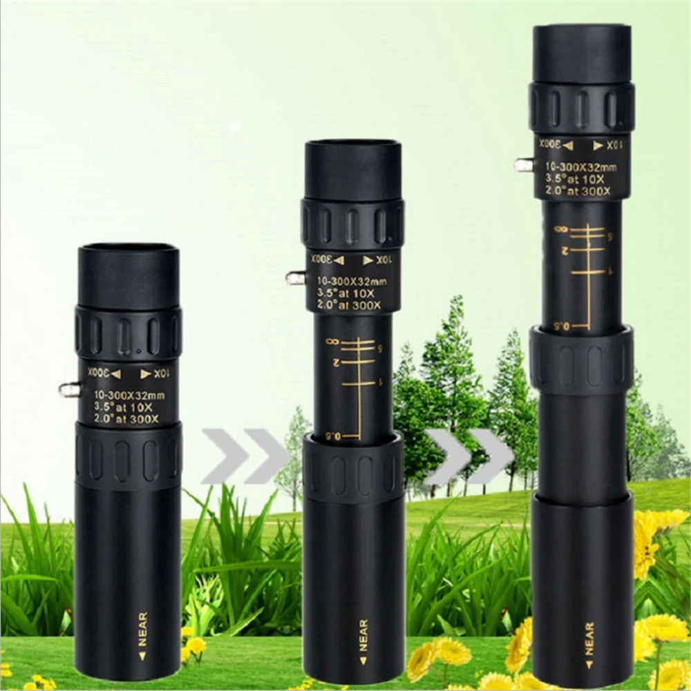 ZIYOUHU 10-30X25 однотрубный монокулярный телескоп HD для охоты на открытом воздухе, кемпинга, туризма, легко носить с собой один телескоп