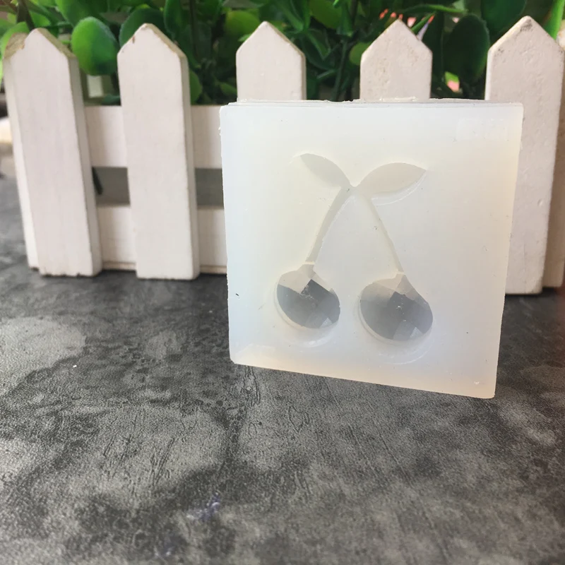 DIY силиконовая форма вишни для изготовления ювелирных изделий подвесная
