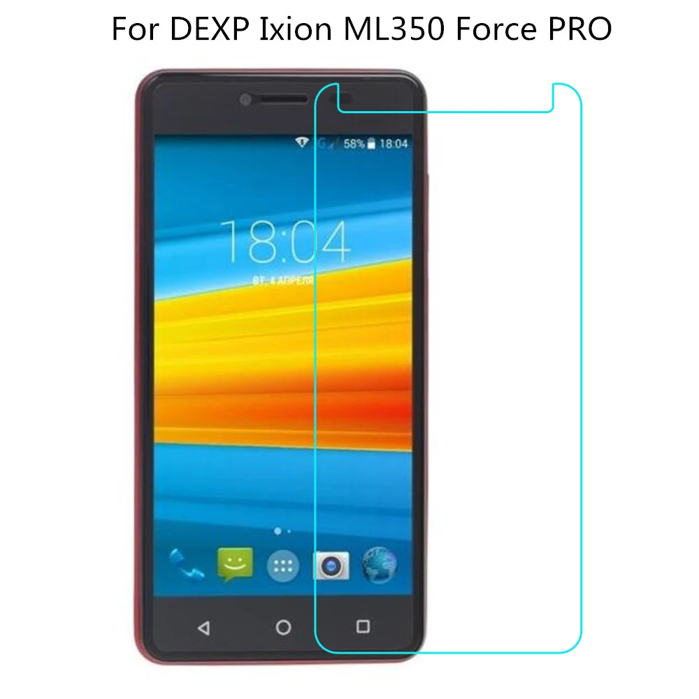 

Пленка из закаленного стекла для DEXP Ixion ML350 Force PRO Защитная пленка для переднего стекла премиум класса с защитой от царапин