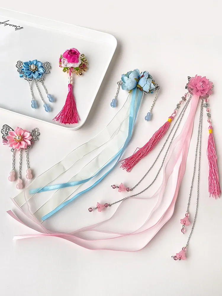 Заколки для волос 52 стилей китайские классические ручной работы с цветами и