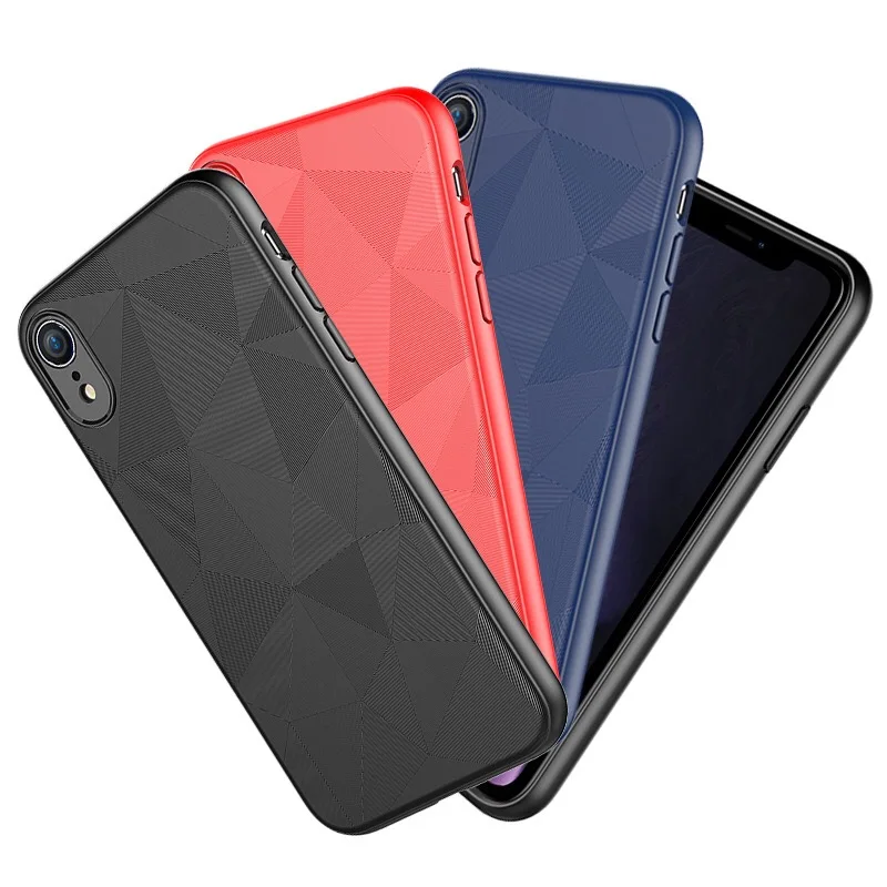 Матовый чехол мягкий из ТПУ для iPhone XR XS Max 7 8 Plus чехлы телефонов новый стиль