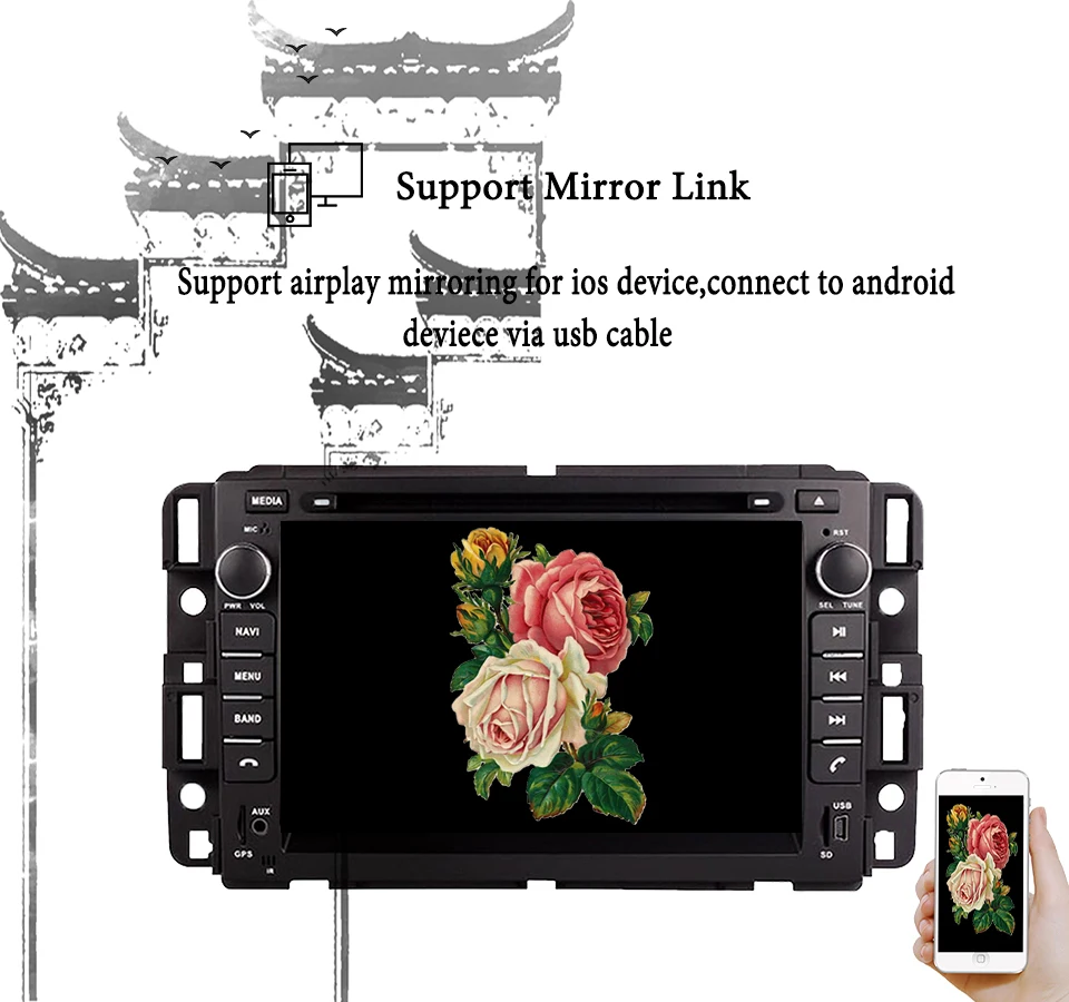 7 дюймов 1024*600 Android 9 0 автомобильный dvd gps навигация для Chevrolet Aveo Epica Captiva Spark Optra Tos