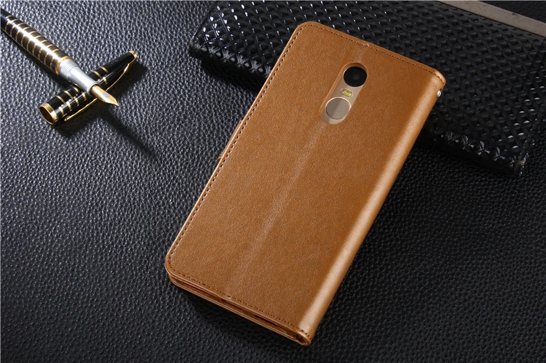 Чехол-бумажник для Xiaomi Redmi Note 4 китайской версии, откидная крышка из искусственной кожи, чехол-подставка для телефона s для Redmi Note 4 Pro 5,5''