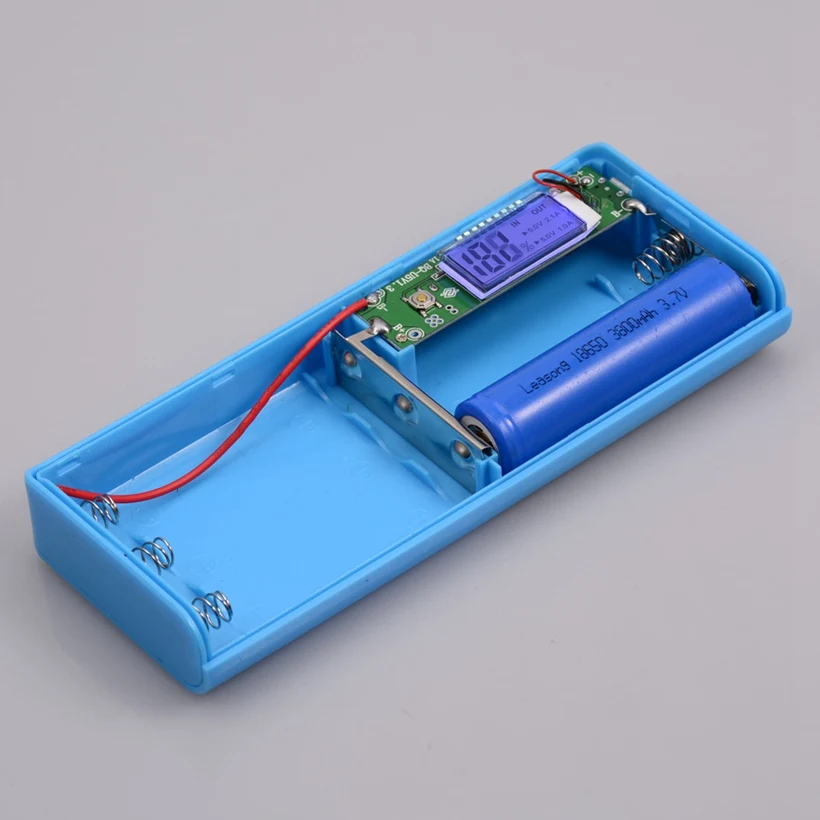 Без батареи) Внешний аккумулятор 20000 мАч USB 2 порта 5x18650 Внешний аккумулятор DIY чехол повербанк power Pover Bank Для Xiaomi Phone charger
