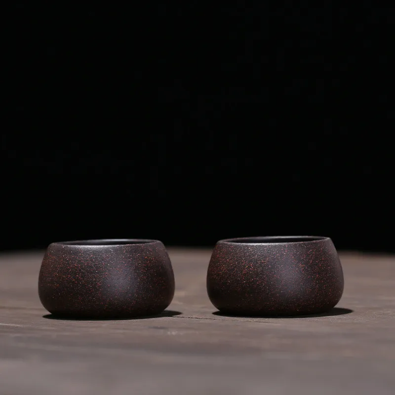 Комплект из 3 предметов Исин Чай чашки набор Китайский руда фиолетовой глины под