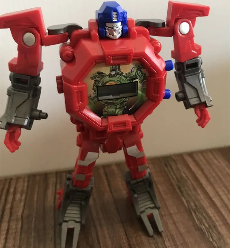 Trasformation наручные часы игрушки детские спортивные мультфильм Дети Рождественские