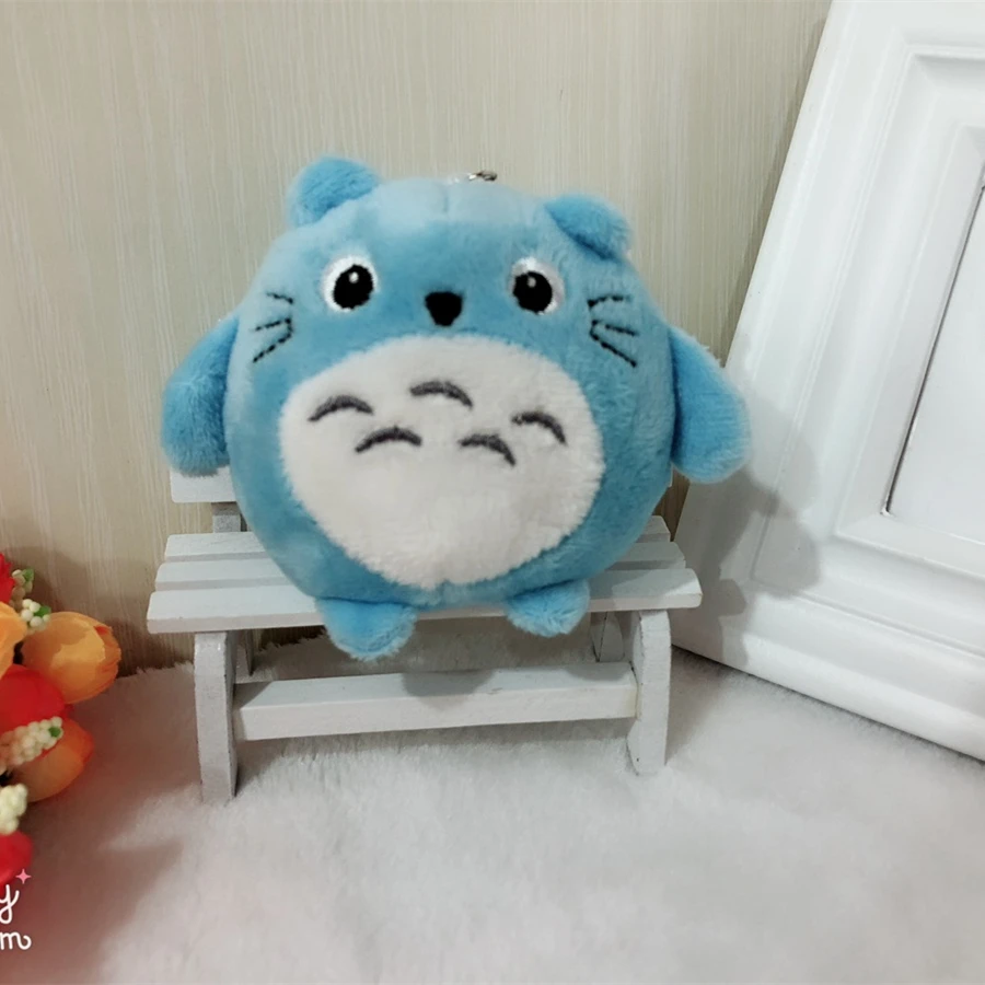 Janpan Аниме кошка Тоторо 8 см брелок игрушки плюшевые чучело игрушка маленькие