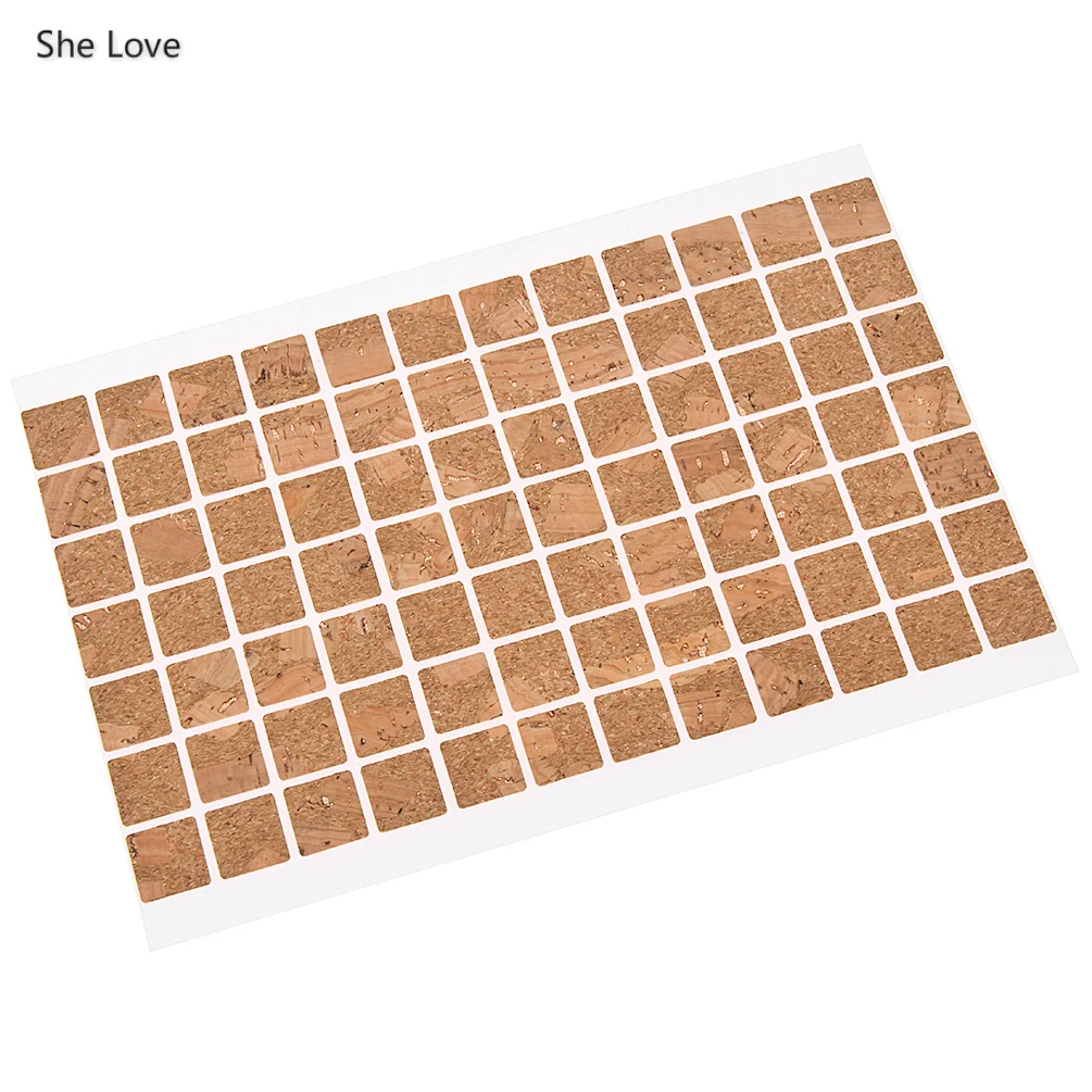 84pcs 1.5x1.5cm She Love деревянные Этикетки ручной работы клейкие наклейки DIY упаковка уплотнения декоративные бирки - Цвет: 84pcs 1.5x1.5cm
