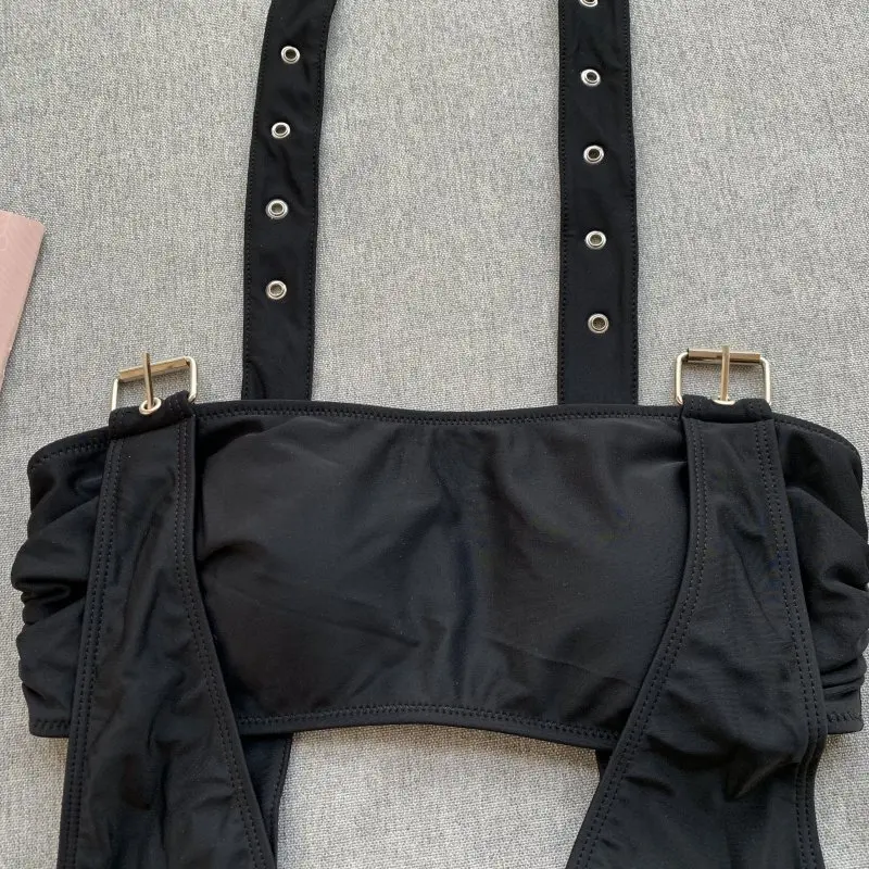 Женское боди сексуальное нижнее белье Babydoll с пряжкой вырезами эротическое