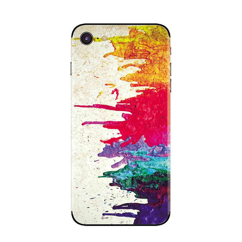 1 Наклейка для IPhone 6 6s 6P 6s P задняя защитная пленка стикер s для IPhone 7 7P 8 8P телефон стикер с изображением серии цветов - Цвет: 1