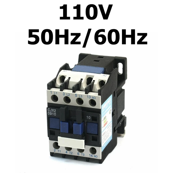110VAC 9A 3 фазы 3 полюса 1NO 24 В переменного тока 36 В 220 В 380 В 50 Гц/60 Гц катушка вольт переменного тока контактор реле двигатель Магнитный стартер 35 мм Din рейку - Цвет: 110VAC