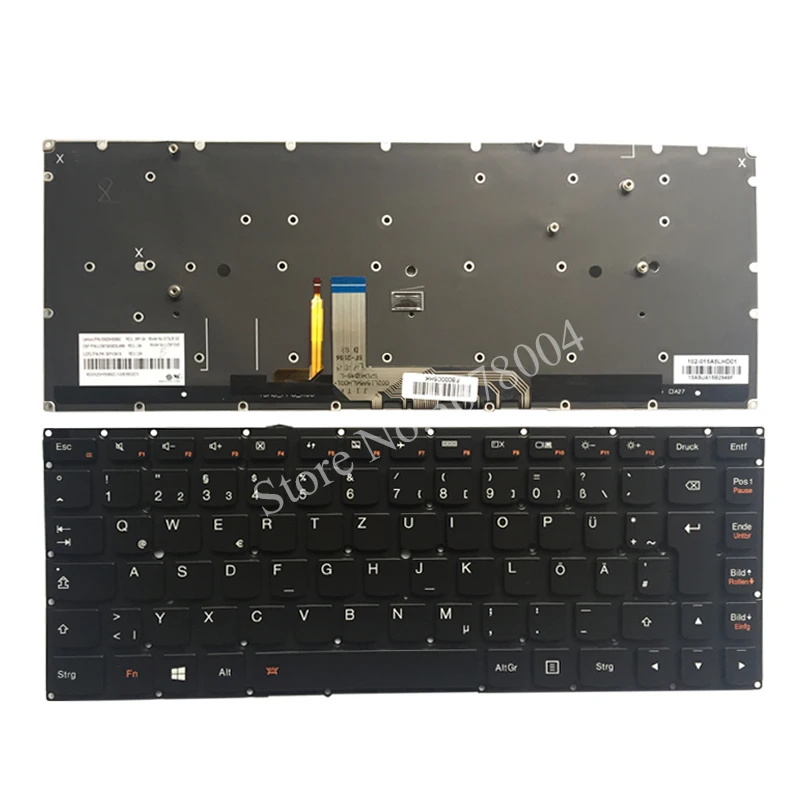 Новая клавиатура для ноутбука Lenovo ThinkPad Yoga 4 PRO 900 с подсветкой|laptop keyboard|german laptop