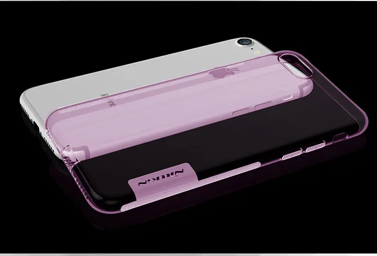 Для iPhone 8 чехол Nillkin натуральный прозрачный мягкий кремний TPU Защитный чехол для iPhone 8 7 iPhone8 Plus 4,7 ''& 5,5