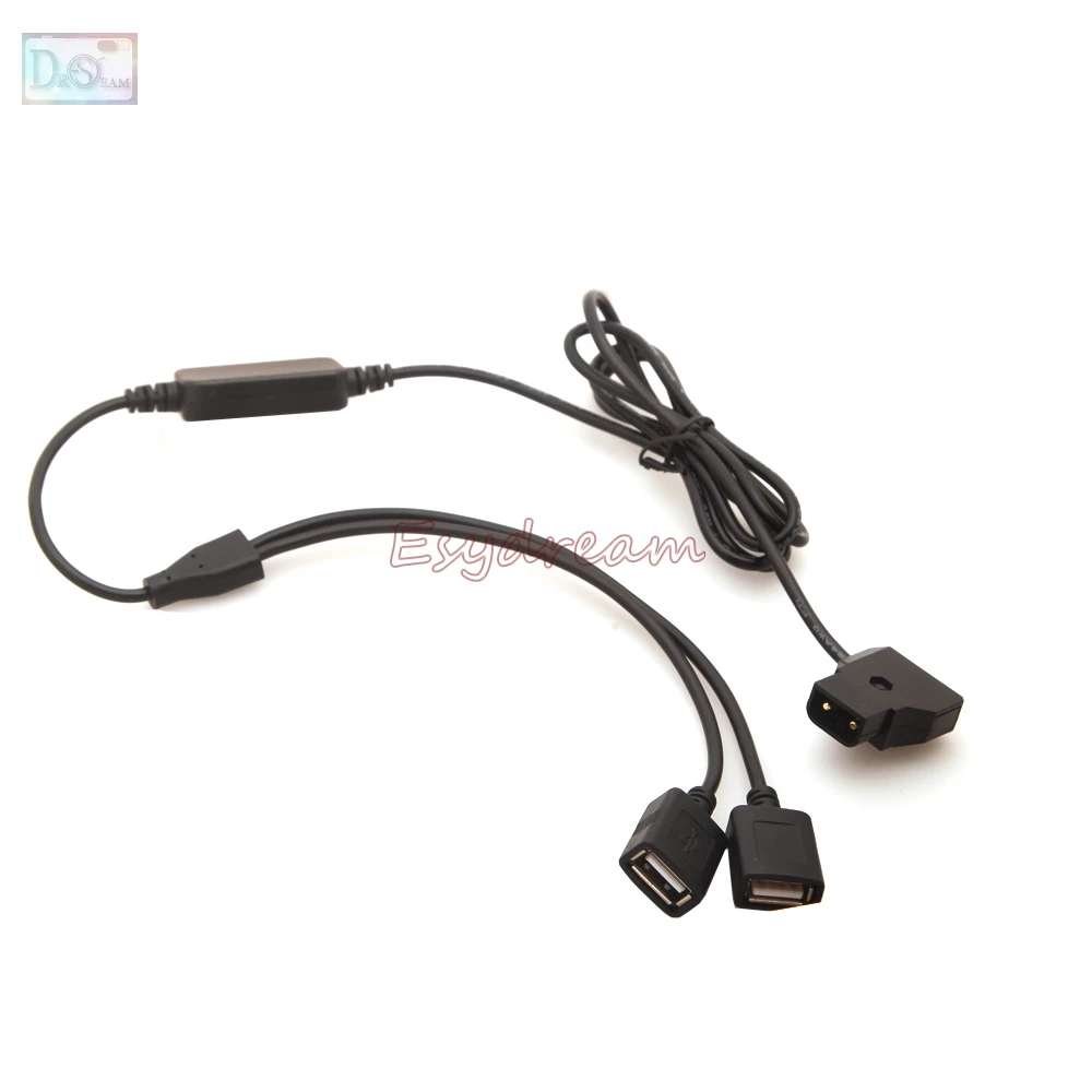 Новый адаптер питания P-Tap D-Tap 14 8 в с двумя USB-портами 5 2 а постоянного тока |