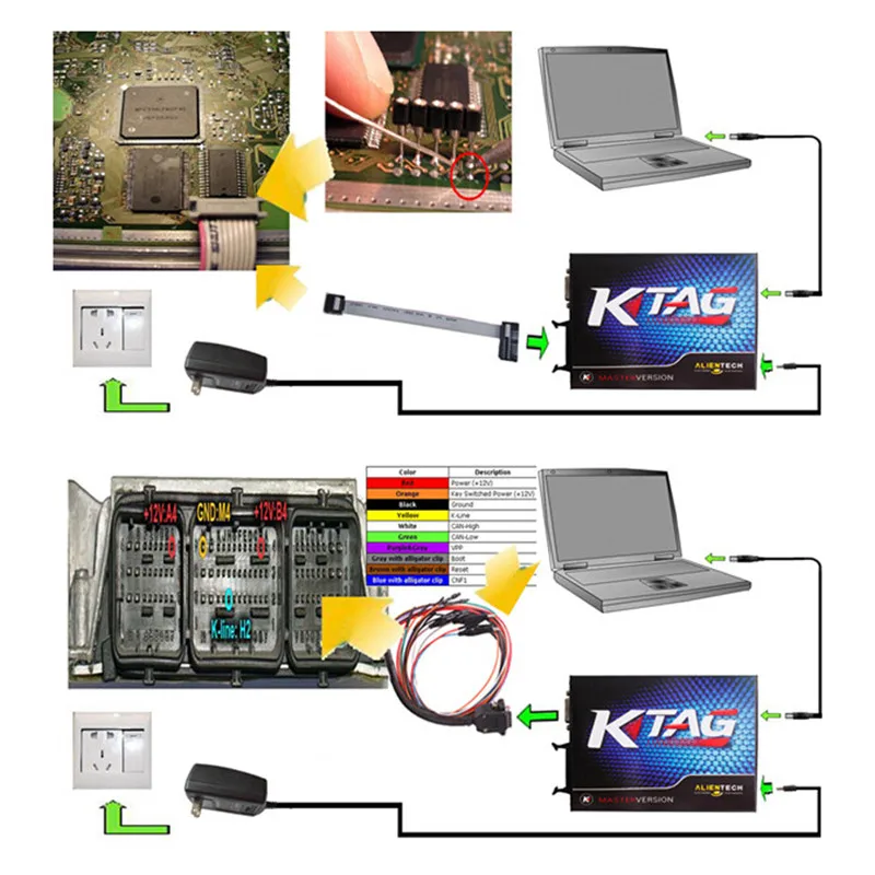 KTAG K-TAG инструмент для программирования ECU KTAG KESS V2 j-tag совместимый инструмент для автоматической проги ECU основная версия V1.89 и V2.06 2 в 1