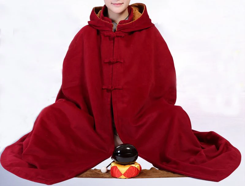 5 цветов серый/синий буддийский женский костюм дзен халат шерстяная одежда