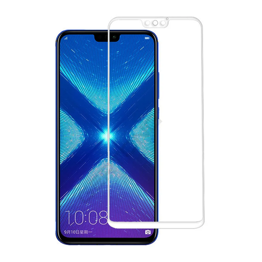 Полноэкранная защита для Huawei Honor 8X 8 X Blue цветное защитное покрытие из закаленного