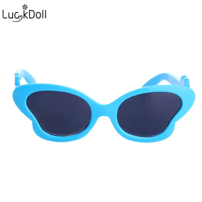 LUCKDOLL синие солнцезащитные очки подходят для 18 дюймов Американский 43 см детская
