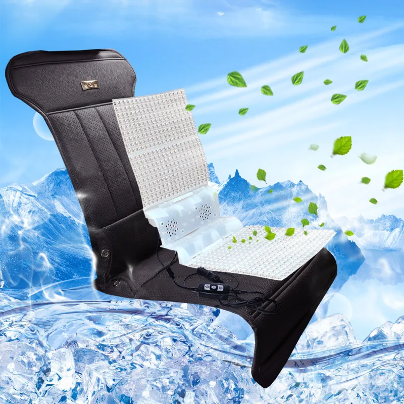 2019 leather car seat ventilation fan cushion vest intelligent motor general 12 v air Car breathable | Автомобили и мотоциклы