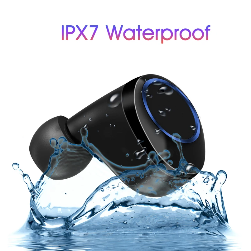 X11 беспроводная Bluetooth гарнитура IPX7 Водонепроницаемая Bluetooth 5,0 с 3500 мАч зарядный чехол TWS Bluetooth наушники