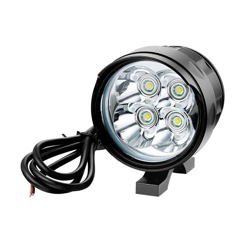 12 V-85 V DC 3-16 XML T6 светодиодный Электрический велосипед ультра яркий водонепроницаемый 3000-16000лм мощный головной светильник мотоциклетный светильник