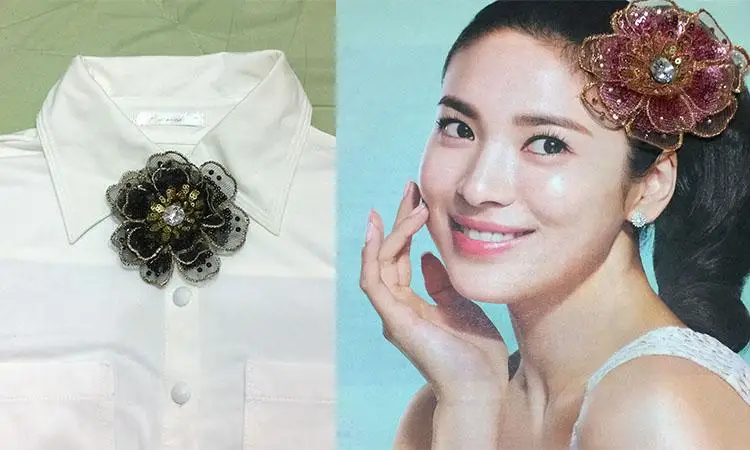 9 см разноцветная светло-голубая 3D блестящая Цветочная вышивка пайетки патч