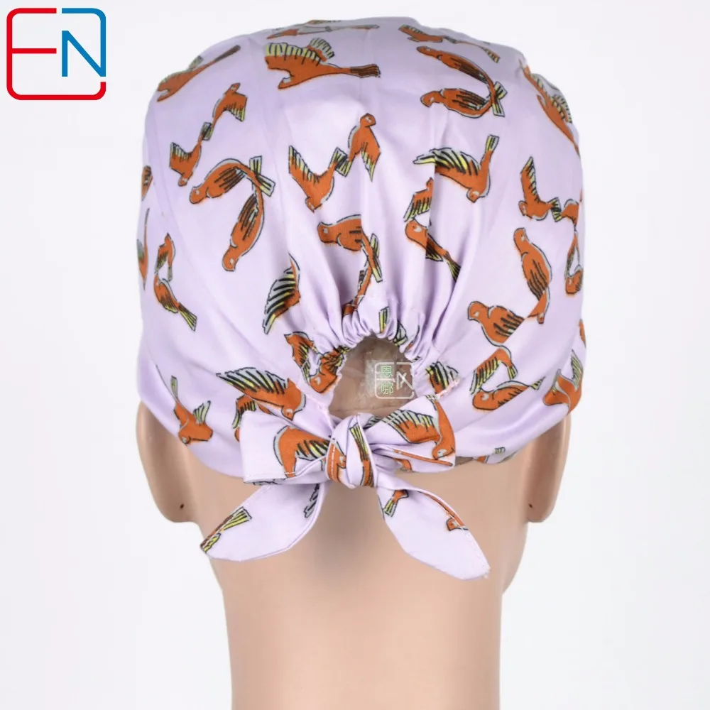 Женские шапки с эффектом потертости в фиолетовом и розовом цветах|surgical cap|surgical caps